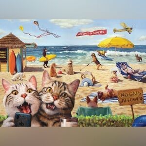 Eurographics 1000-Piece Puzzle (No Cats Allowed)